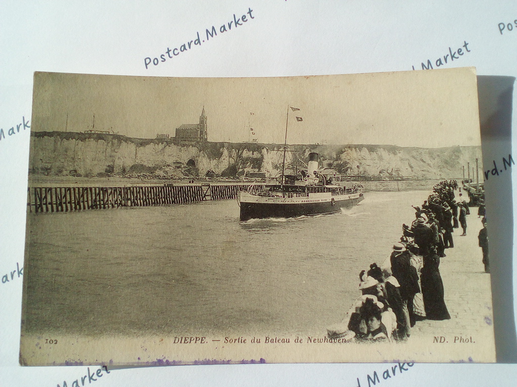 /France/Dieppe/FR_ship_19xx_Dieppe. Sortie du Bateau de Newhaven.jpg